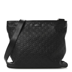 Gucci Guccissima Medium Flat Messenger