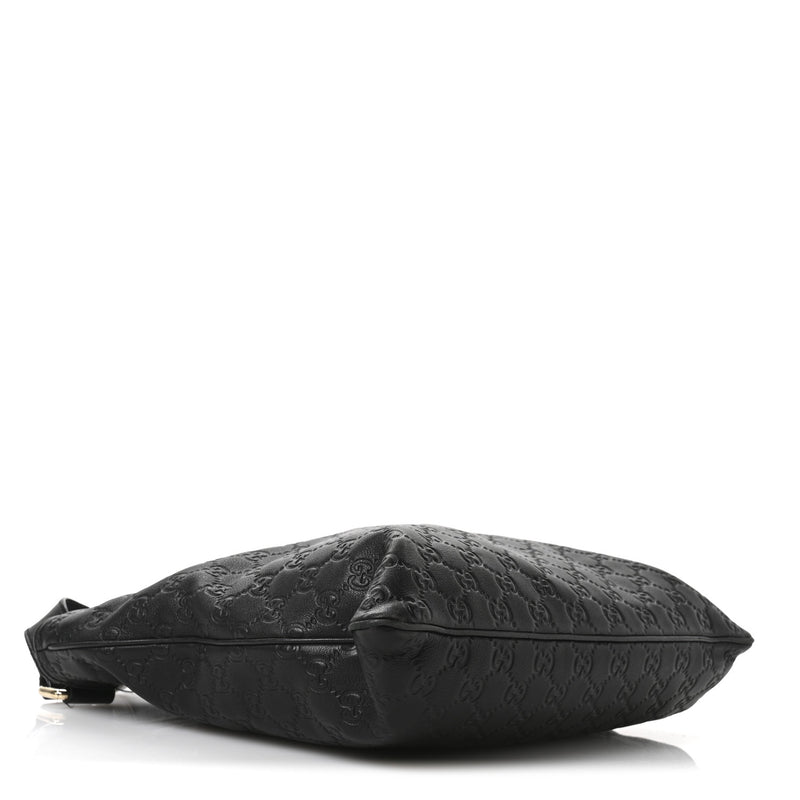 Gucci Guccissima Medium Flat Messenger