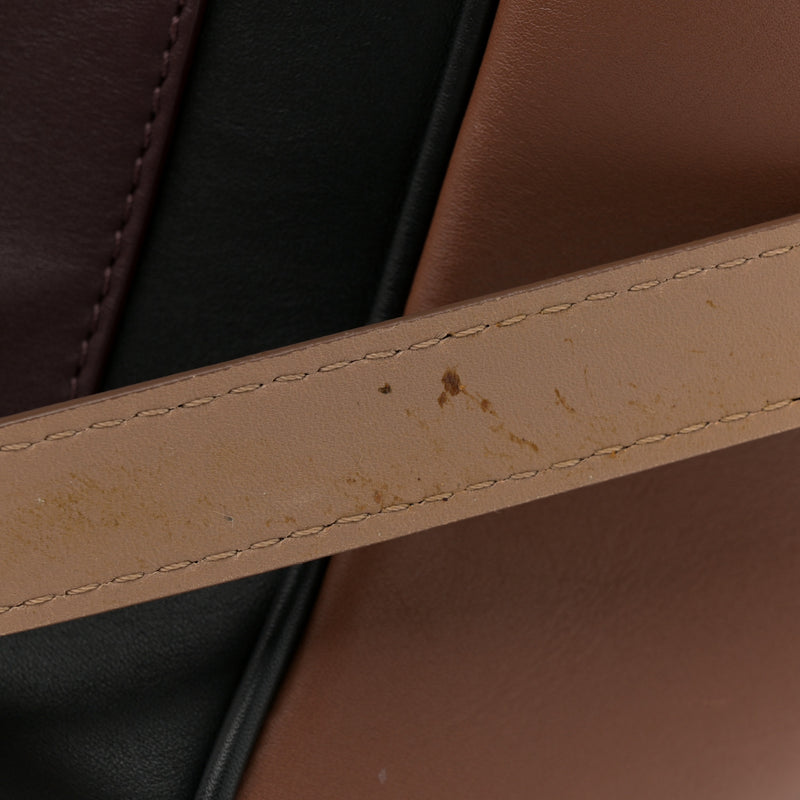 Burberry Smooth Calfskin Paneled Medium