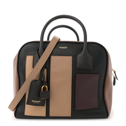 Burberry Smooth Calfskin Paneled Medium