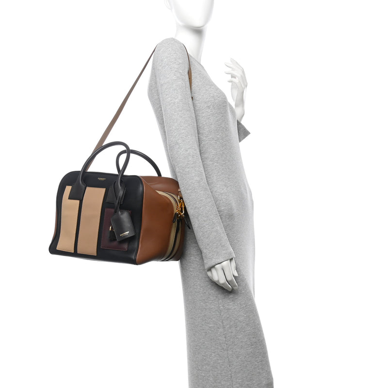 Burberry Smooth Calfskin Paneled Medium