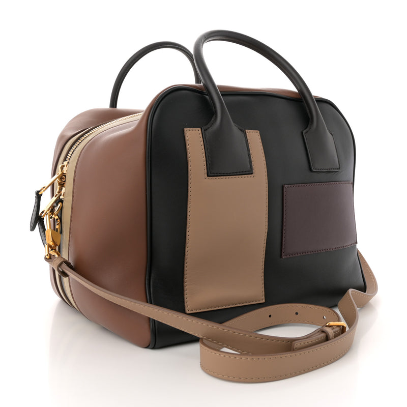 Burberry Smooth Calfskin Paneled Medium