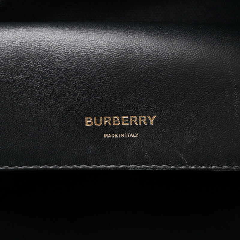 Burberry Smooth Calfskin Paneled Medium