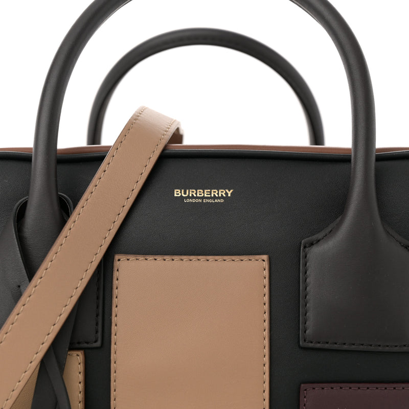 Burberry Smooth Calfskin Paneled Medium