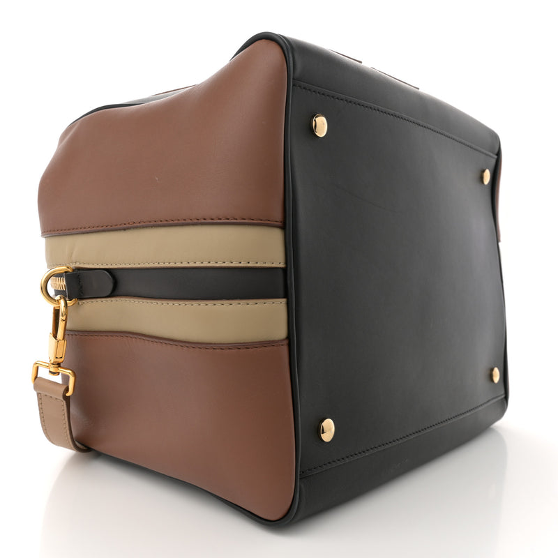Burberry Smooth Calfskin Paneled Medium
