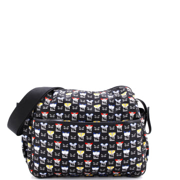 Monster Diaper Bag Printed Nylon