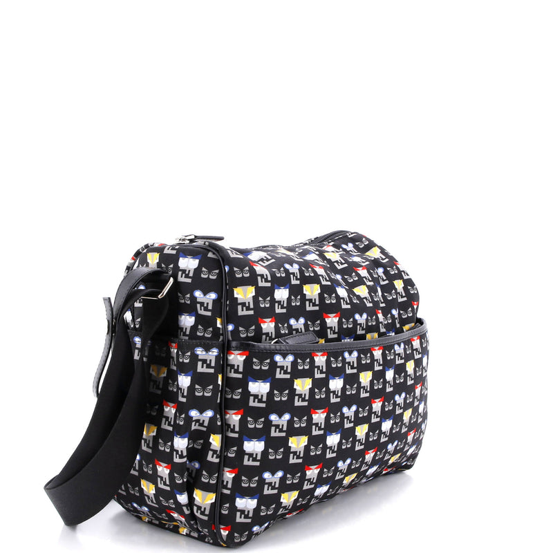Monster Diaper Bag Printed Nylon