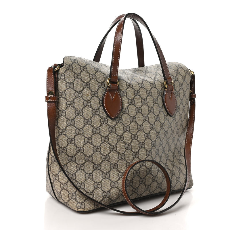 Gucci Gg Supreme Linea A Foldover Tote