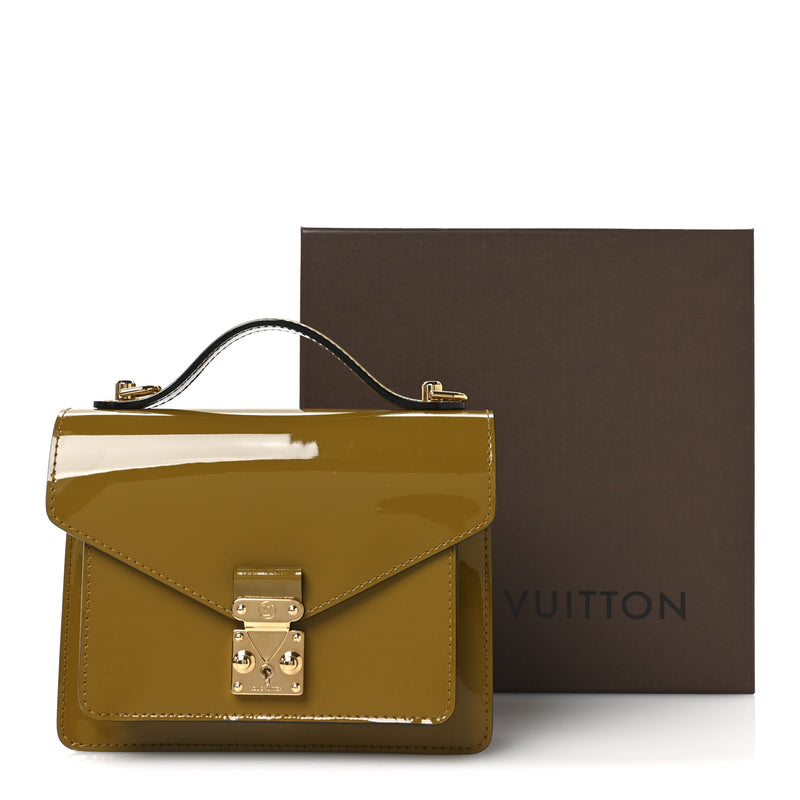 Louis Vuitton Vernis Monceau Bb Olive