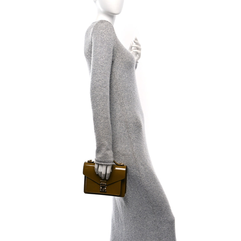 Louis Vuitton Vernis Monceau Bb Olive