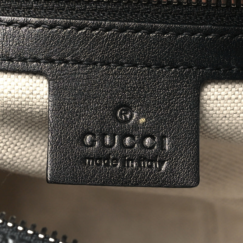 Gucci Calfskin Gg Tennis Embossed Square