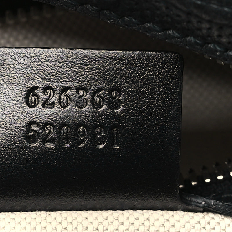 Gucci Calfskin Gg Tennis Embossed Square