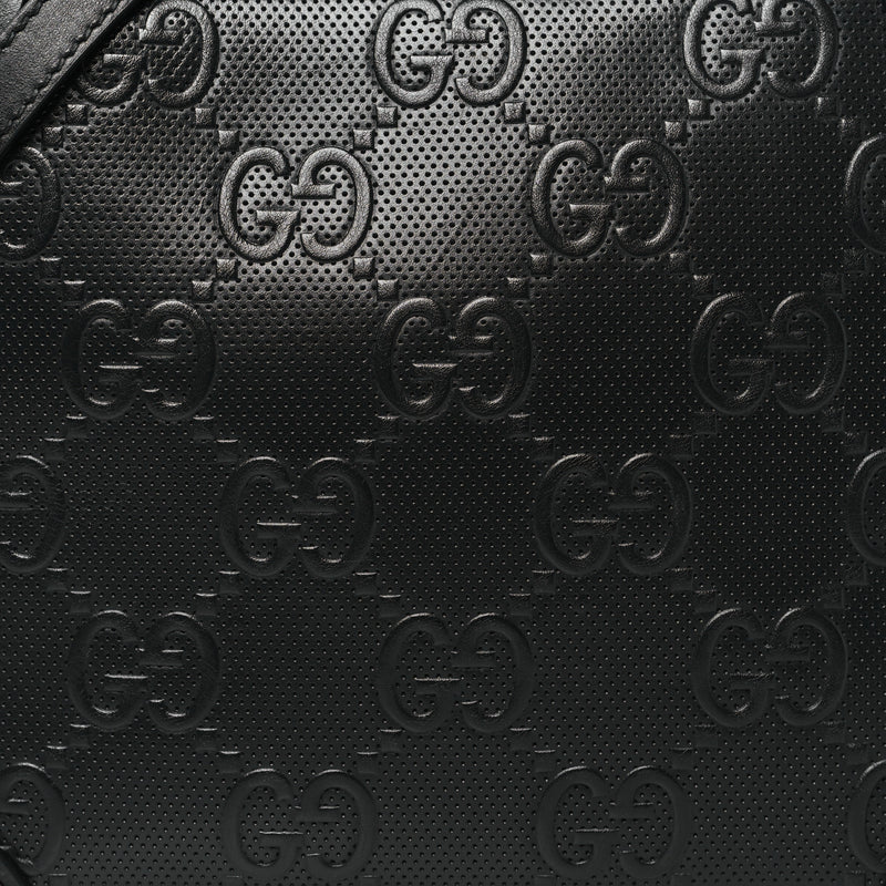 Gucci Calfskin Gg Tennis Embossed Square