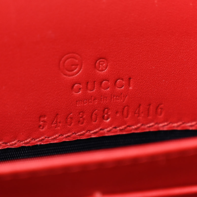 Gucci Gg Supreme Blooms Chain Wallet