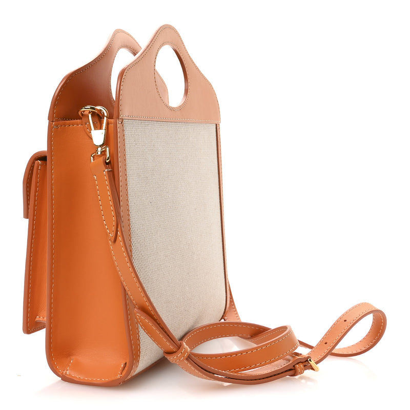 Burberry Canvas Smooth Calfskin Two Tone