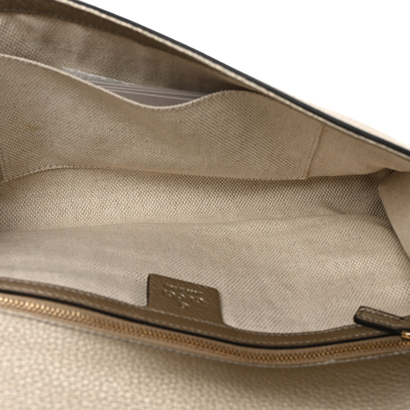 Gucci Metallic Pebbled Calfskin Medium