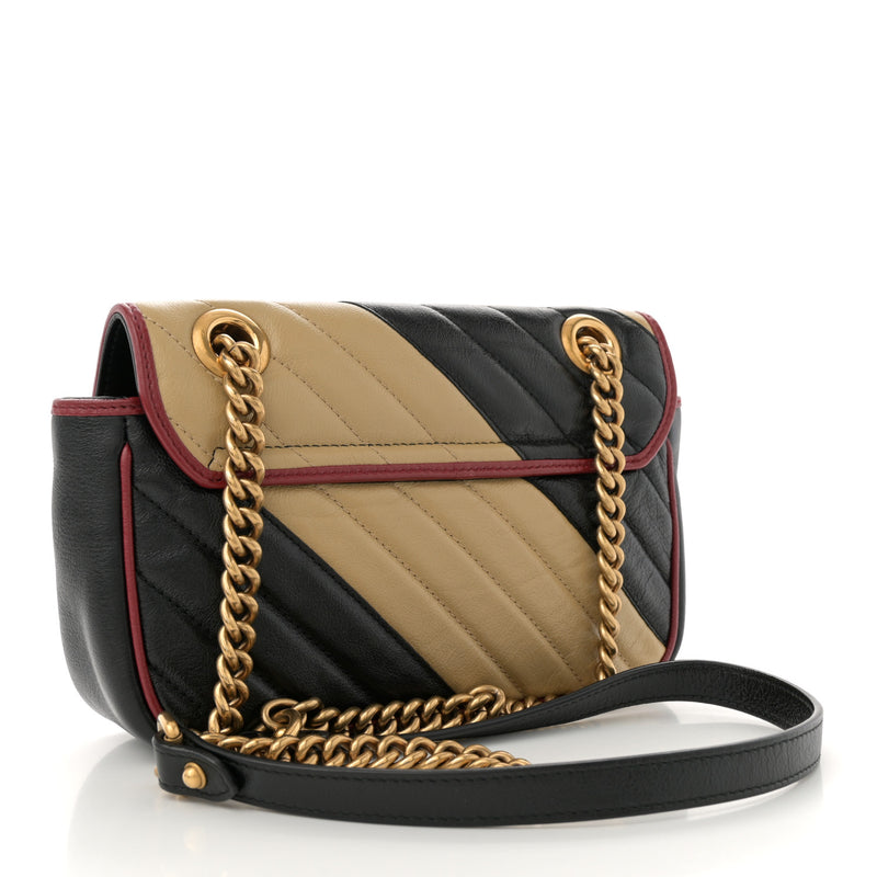 Gucci Vintage Effect Calfskin Matelasse