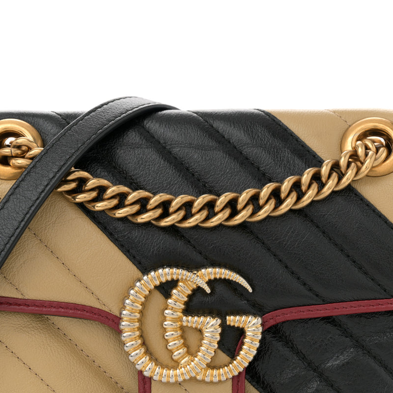 Gucci Vintage Effect Calfskin Matelasse