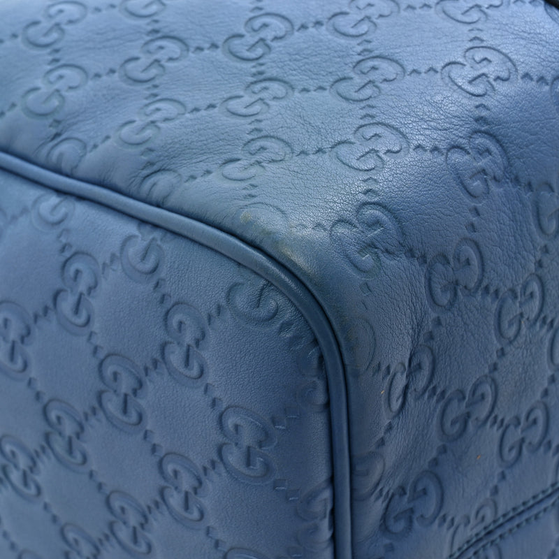 Gucci Guccissima Medium Joy Boston Blue
