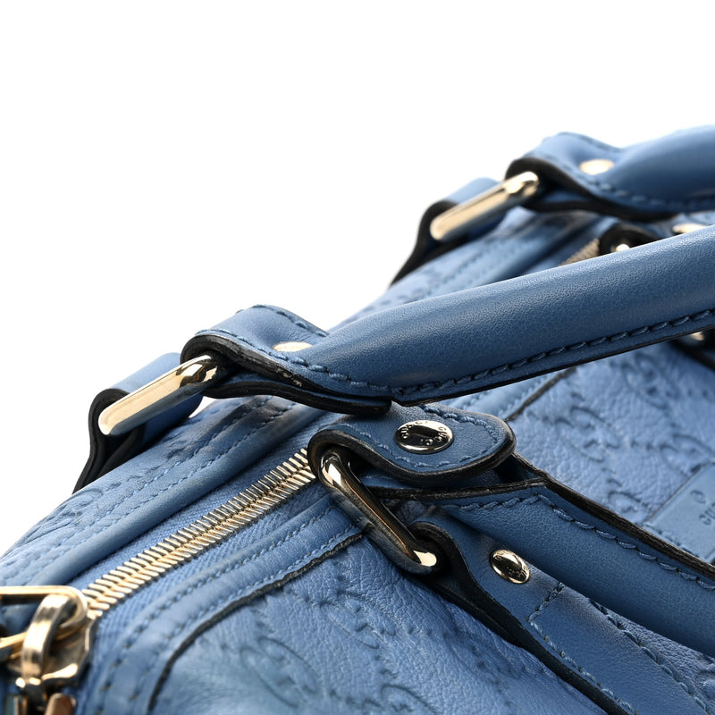 Gucci Guccissima Medium Joy Boston Blue