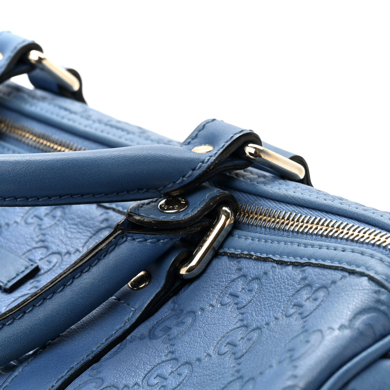 Gucci Guccissima Medium Joy Boston Blue