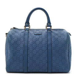Gucci Guccissima Medium Joy Boston Blue