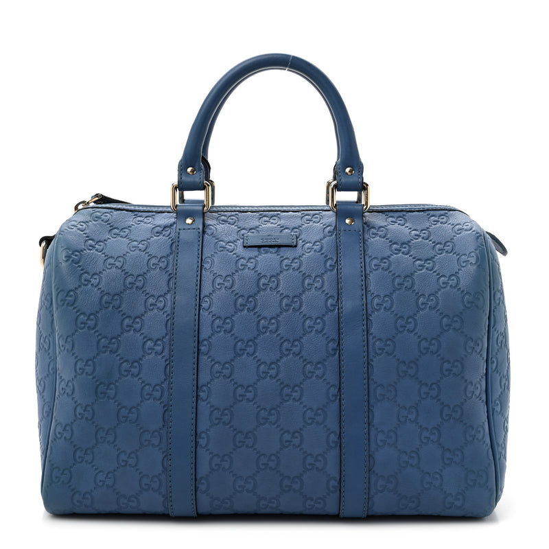 Gucci Guccissima Medium Joy Boston Blue