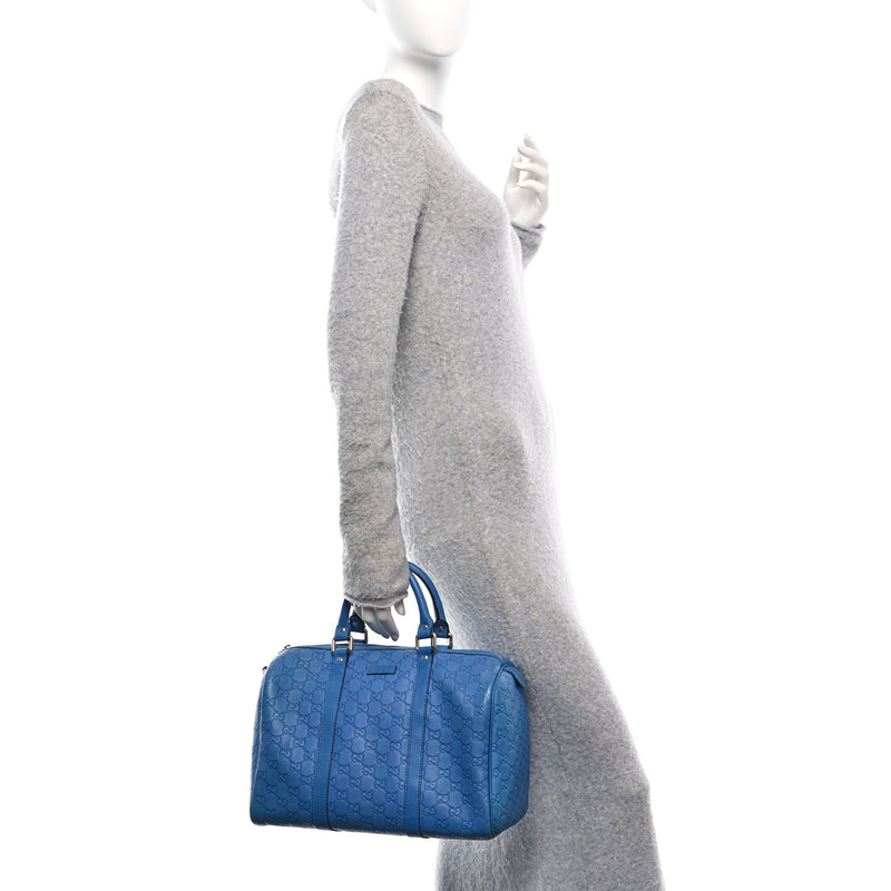 Gucci Guccissima Medium Joy Boston Blue