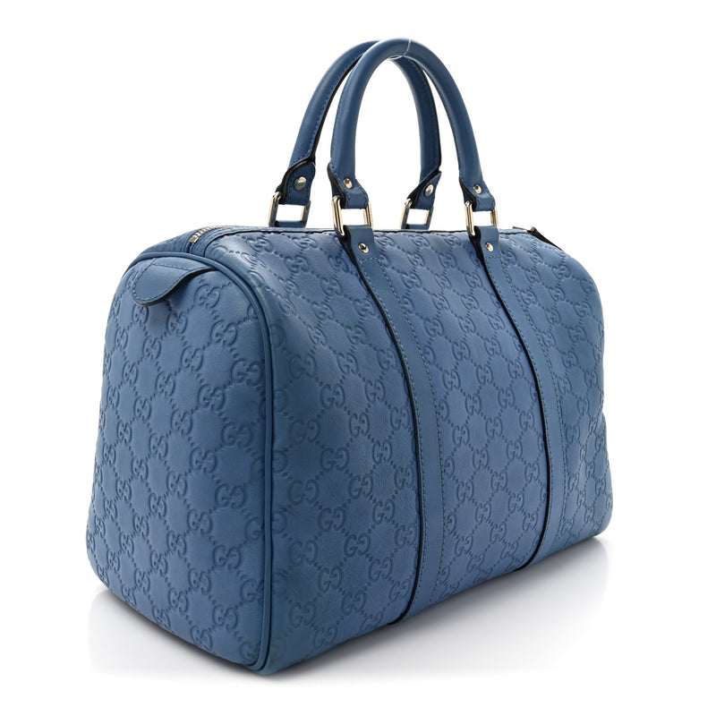 Gucci Guccissima Medium Joy Boston Blue