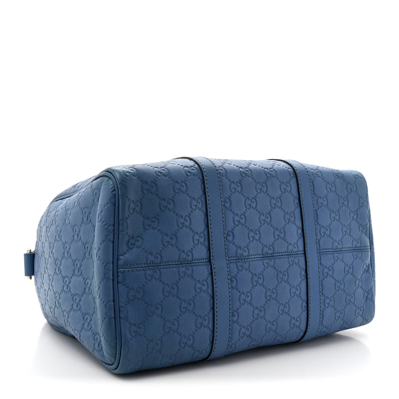 Gucci Guccissima Medium Joy Boston Blue
