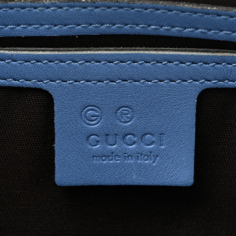 Gucci Guccissima Medium Joy Boston Blue