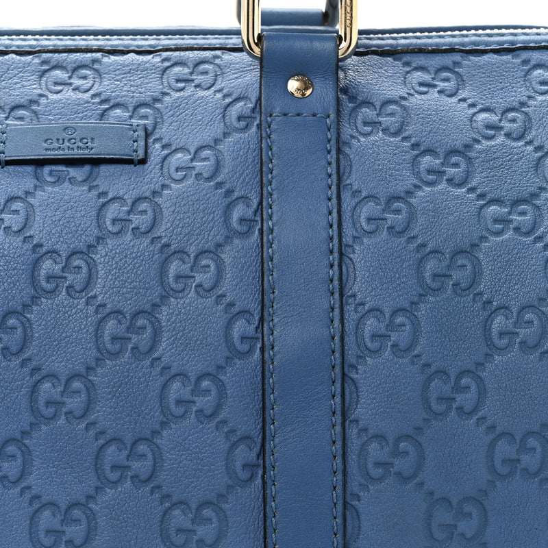 Gucci Guccissima Medium Joy Boston Blue