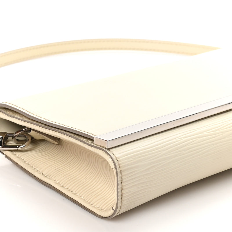 Louis Vuitton Epi Sevigne Clutch Ivory