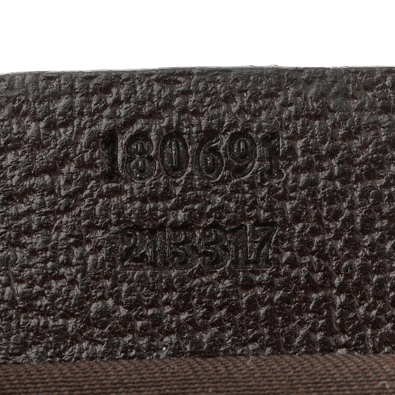 Gucci Web Belt Pouch Bag Brown