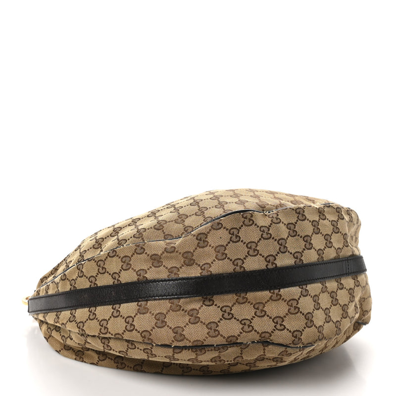 Gucci Large Gg Twins Hobo Dark Brown