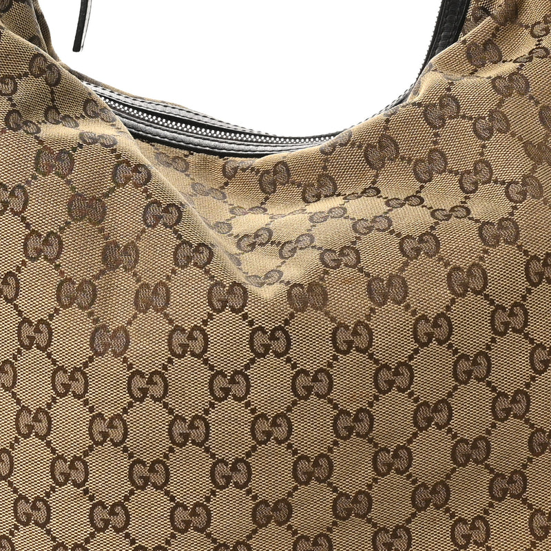Gucci Large Gg Twins Hobo Dark Brown