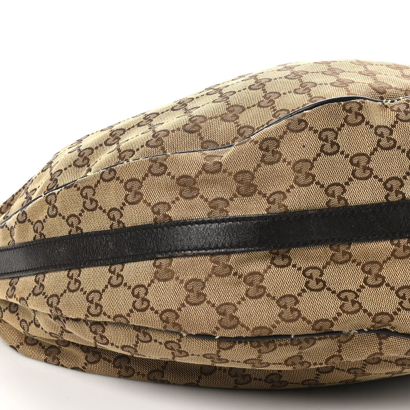 Gucci Large Gg Twins Hobo Dark Brown