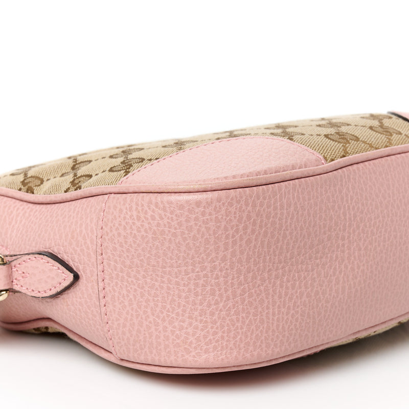 Gucci Mini Bree Messenger Bag Beige Soft
