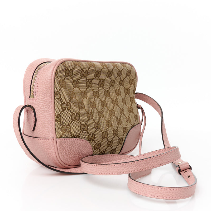 Gucci Mini Bree Messenger Bag Beige Soft