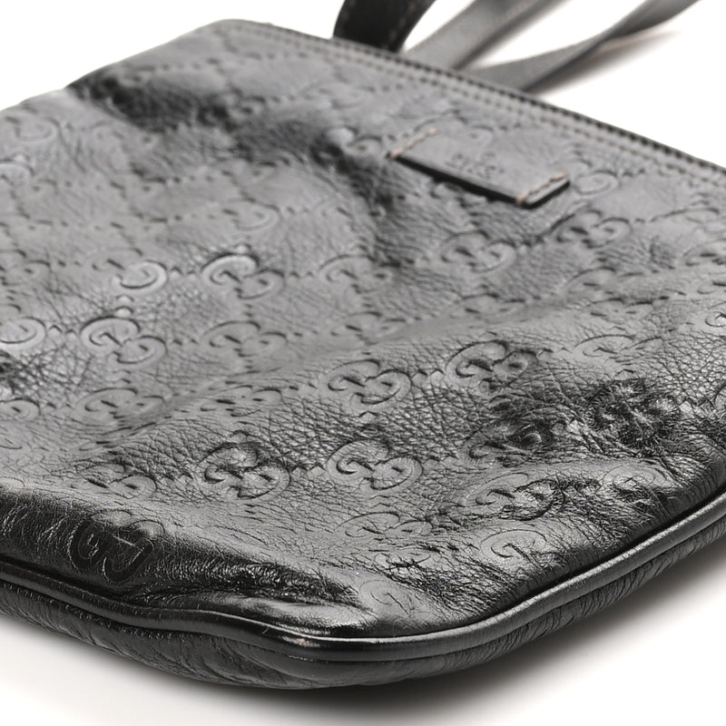 Gucci Guccissima Small Flat Messenger