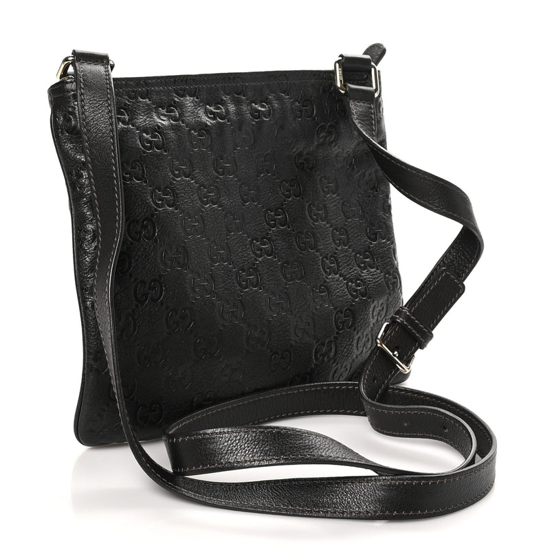 Gucci Guccissima Small Flat Messenger