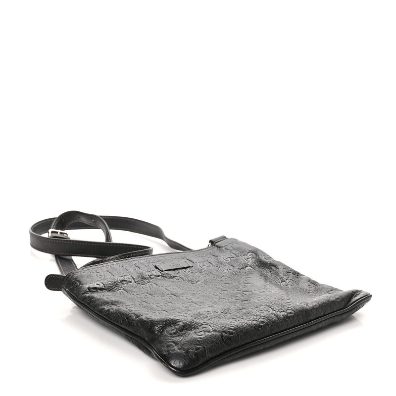 Gucci Guccissima Small Flat Messenger