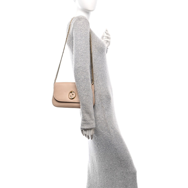 Gucci Calfskin Medium Chain Shoulder Bag