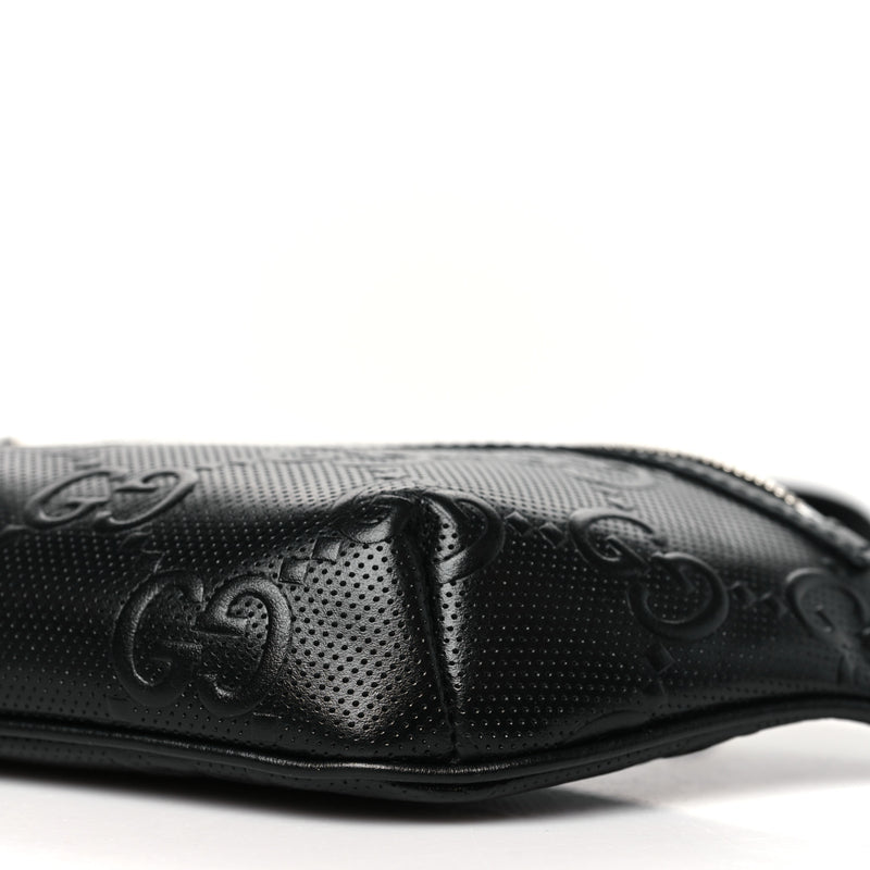 Gucci Calfskin Gg Tennis Embossed Belt