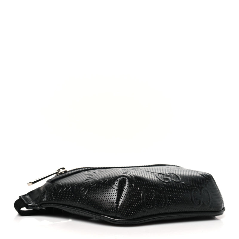 Gucci Calfskin Gg Tennis Embossed Belt