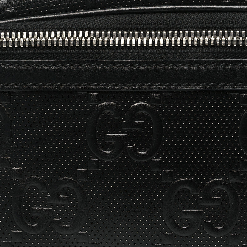 Gucci Calfskin Gg Tennis Embossed Belt