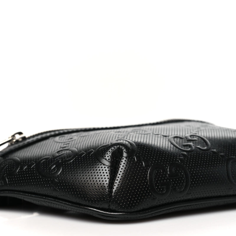Gucci Calfskin Gg Tennis Embossed Belt