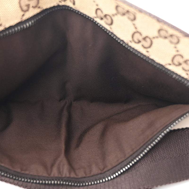 Gucci Gg Double Pocket Belt Bag Dark