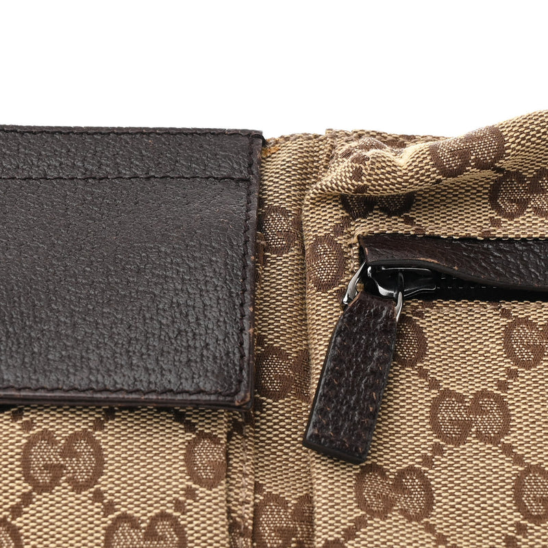 Gucci Gg Double Pocket Belt Bag Dark
