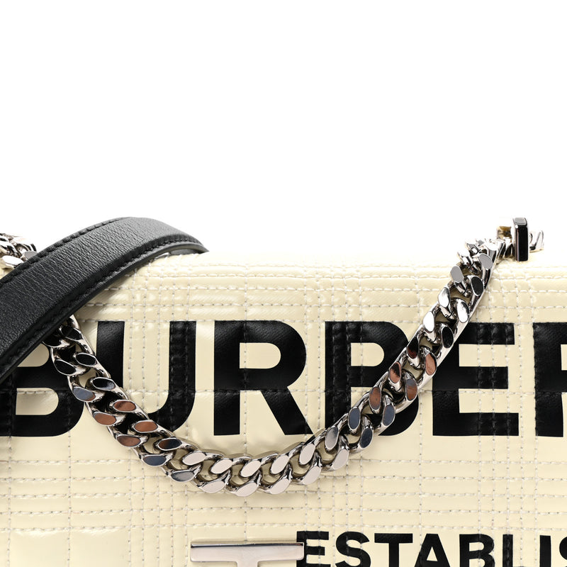 Burberry Patent Quilted Horseferry Print